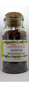 Früchtetee Winter Weihnacht im Korkenglas